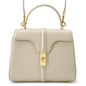 CELINE 16 S ¨ze Shoulder Bag Beige Calf Leather Size Small