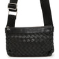 Bottega Veneta INTRECCIATO Duo Shoulder Bag Black651938 Leather