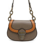 Bottega Veneta Umbria Shoulder Bag Gray/Brown465392 Leather