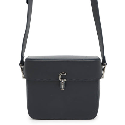 Dior CDMetal Shoulder Bag Navy Leather Rovelle Bags