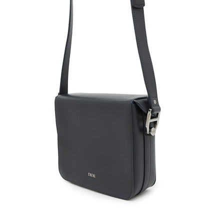 Dior CDMetal Shoulder Bag Navy Leather Rovelle Bags