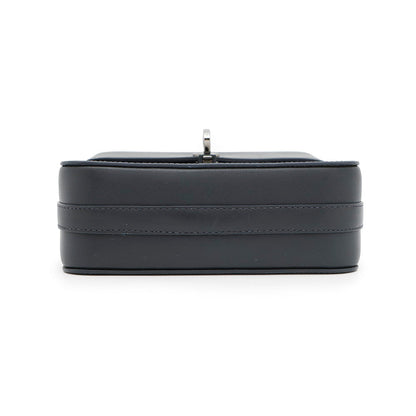 Dior CDMetal Shoulder Bag Navy Leather Rovelle Bags