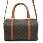 CELINE Triomphe 2-way Boston bag Tan119572 PVC Leather Size Mini