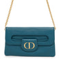 Dior Caro ChainShoulder Clutch Bag BlueM8641U Leather Rovelle Bags