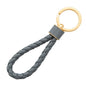 Bottega Veneta INTRECCIATO KEY HOLDER Gray651820 Leather Metal