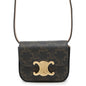 CELINE Triomphe Claude Shoulder Bag Tan10I512DQB PVC Leather Size Mini