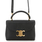 CELINE Teen Nino 2-Way Handbag Black118113FXK.38NO Supple Grained Calf Leather