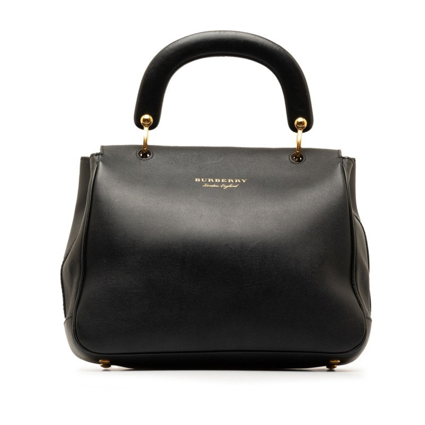 Burberry Brand Leather Black Shoulder Bag Style 8
