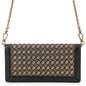 Bottega Veneta INTRECCIATO Chain Wallet Gold/Black521276 VCLM1 Leather
