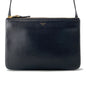 CELINE Trio Shoulder Bag Black192033 Leather Size Small