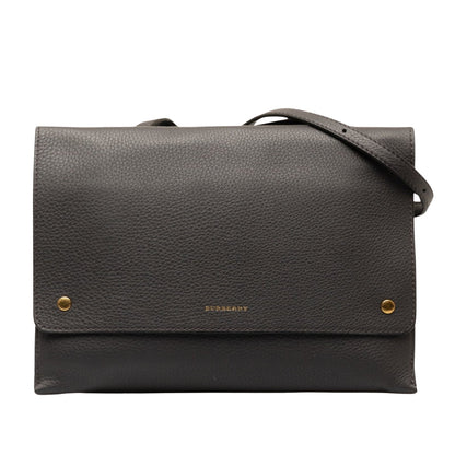 Burberry Brand Leather Brown Shoulder Bag Style 13
