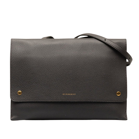 Burberry Brand Leather Brown Shoulder Bag Style 13