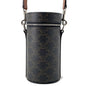 CELINE Triomphe Cylindrical Shoulder Bag Black/Brown PVC Leather