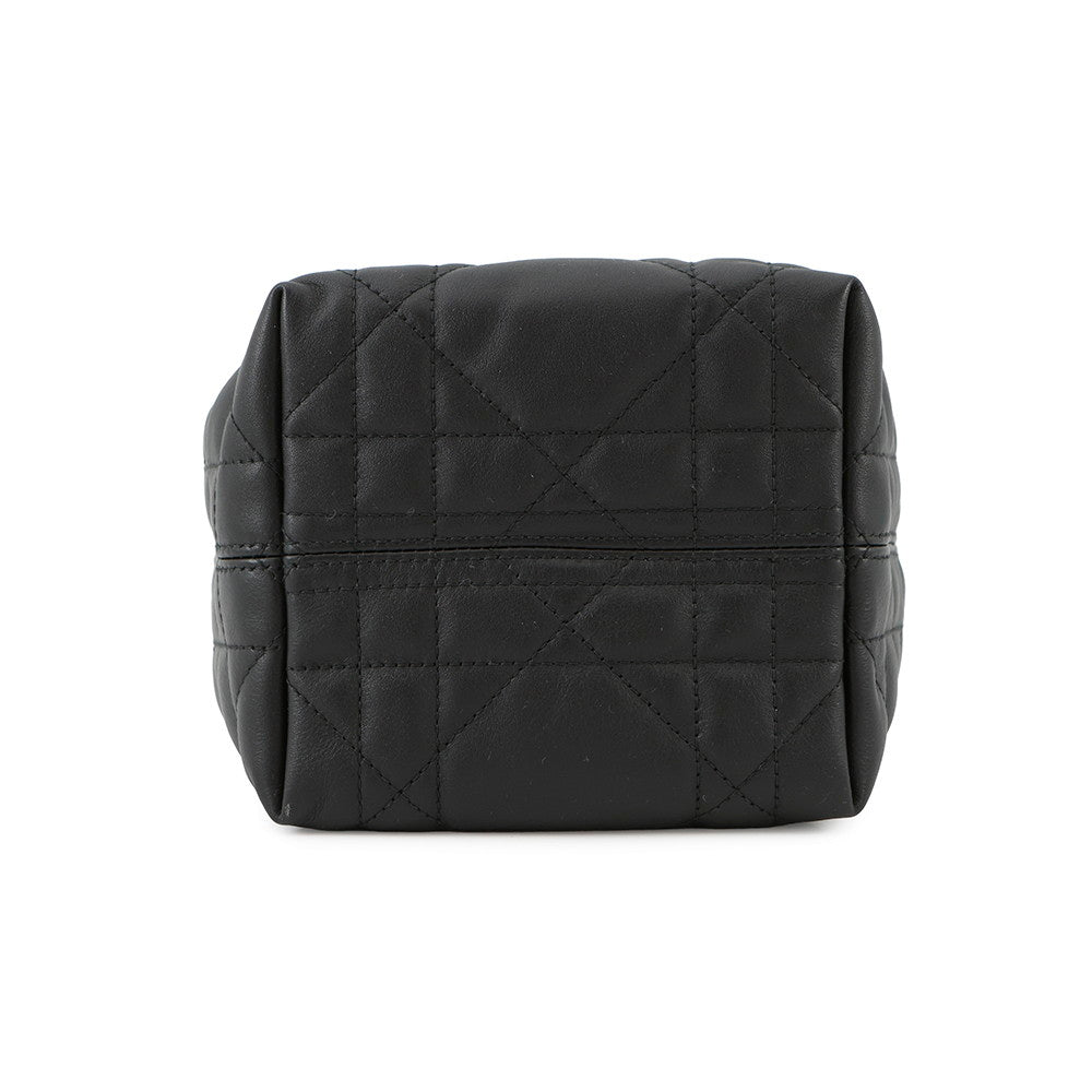 Dior Macrocannage Dior Toujours Vertical Tote Bag BlackS6100OSNW Calf Leather Size Nano Rovelle Bags