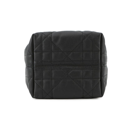 Dior Macrocannage Dior Toujours Vertical Tote Bag BlackS6100OSNW Calf Leather Size Nano Rovelle Bags