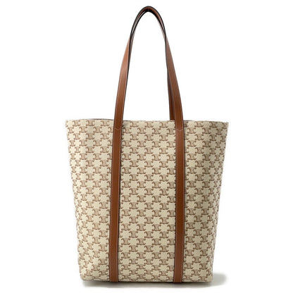 CELINE mum bag Natural/Tan194542 TriompheCanvas Leather