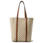 CELINE mum bag Natural/Tan194542 TriompheCanvas Leather