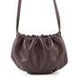 Bottega Veneta The Valve Shoulder Bag Dark Purple Leather