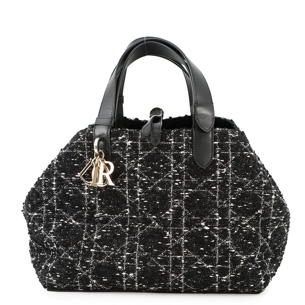 Dior To Jules Bag Black/WhiteM2821OTKV Tweed Calf Leather Size Medium Rovelle Bags