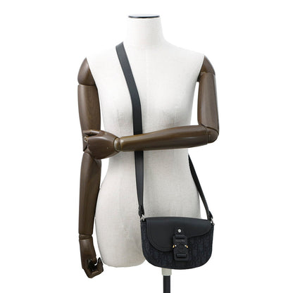 Dior Oblique Saddle Shoulder Black2ADCA435YKS Canvas Calf Leather Size Mini Rovelle Bags