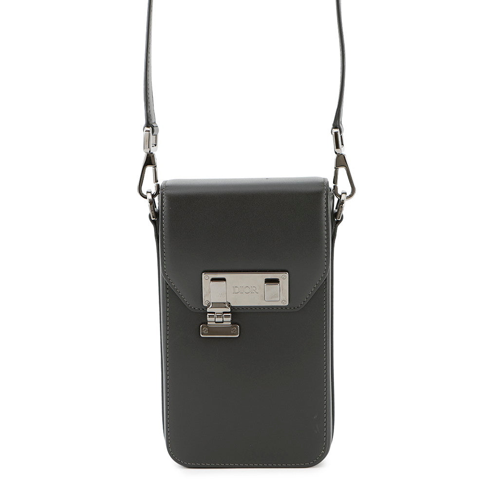 Dior Dior Padlock Vertical Pouch Black2LXCA345UCL Leather Rovelle Bags