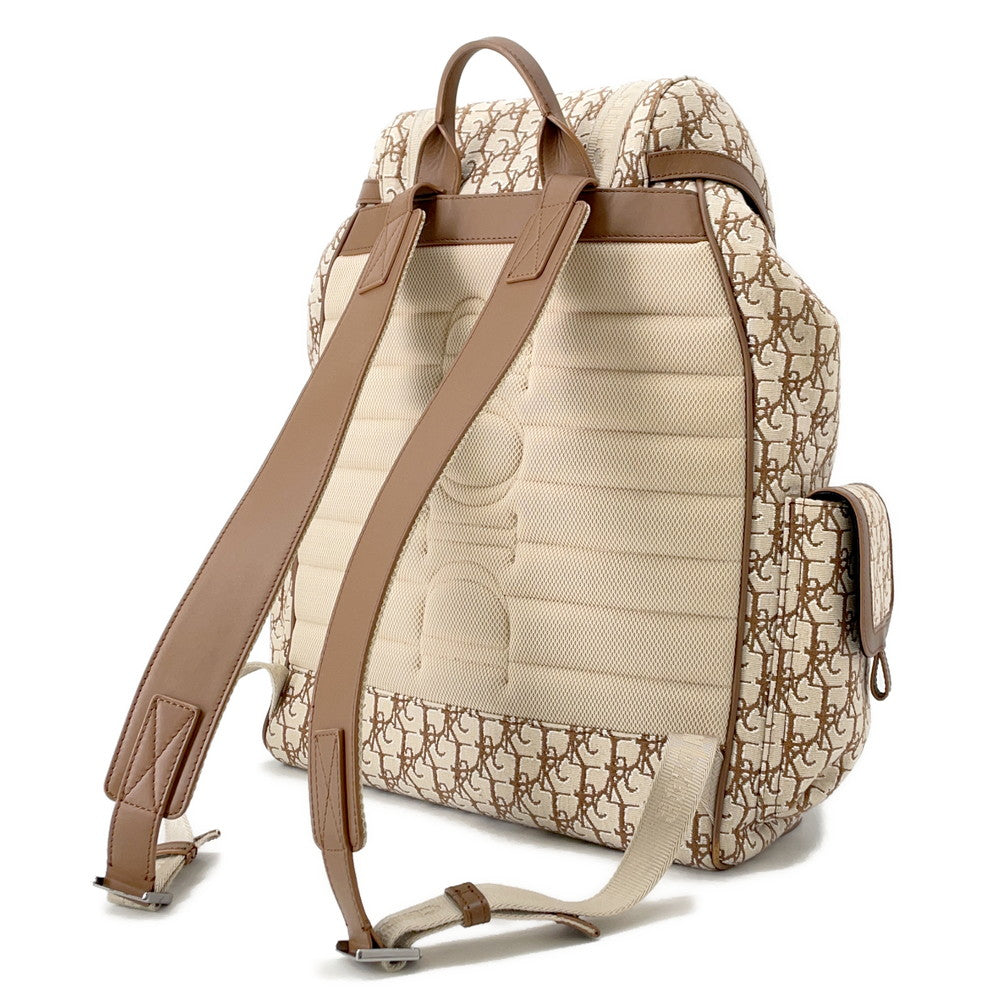 Dior Backpack Cactus JackCollaboration Beige/Brown1ESBA163JOD Canvas Leather Rovelle Bags