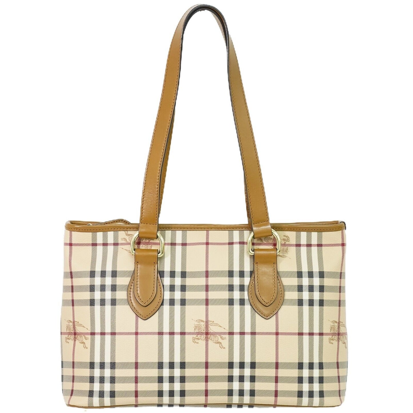 Burberry Nova Brand Canvas White Tote Bag Style 12