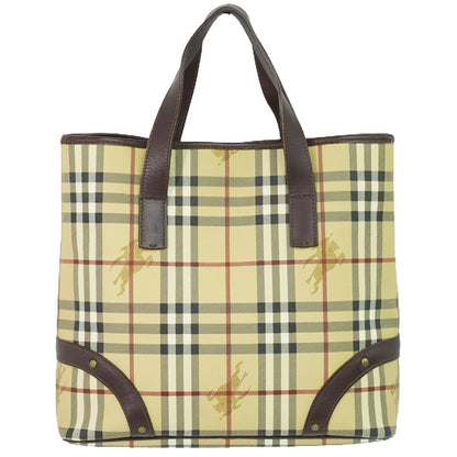 Burberry Nova Brand Canvas White Tote Bag Style 11
