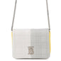 BURBERRY TB logo Lola Yellow/Gray/White Leather