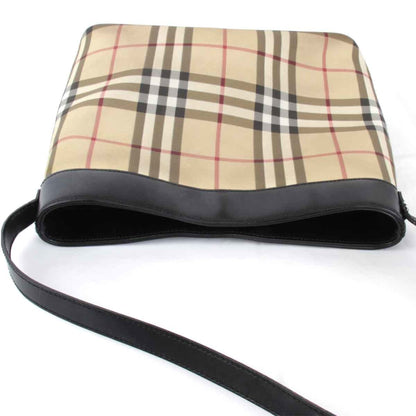 Burberry Nova Brand Leather Brown Shoulder Bag Style 2