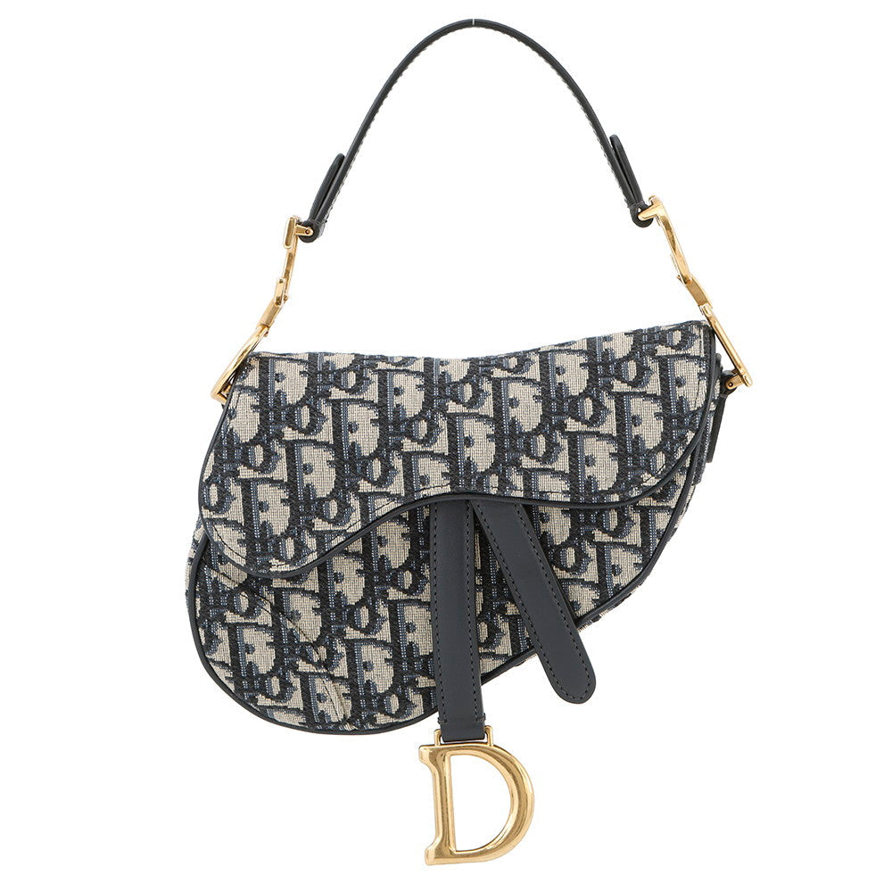 Dior Oblique Saddle Handbag Navym0456Ctzq Canvas Leather Size Mini Rovelle Bags