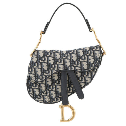 Dior Oblique Saddle Handbag Navym0456Ctzq Canvas Leather Size Mini Rovelle Bags