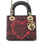 Dior Lady Dior Leather Black Handbag Rovelle Bags
