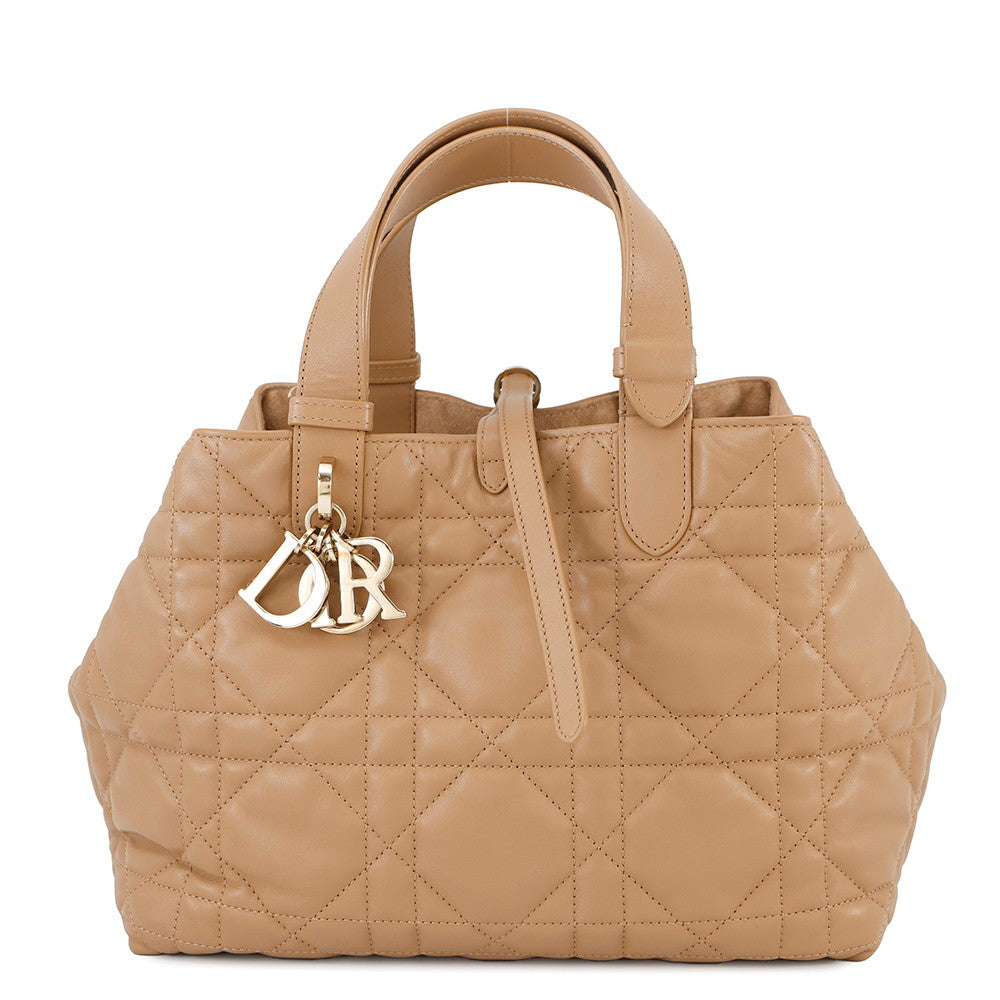 Dior Toujules Macrocannage Handbag Tanm2821Oshj Calf Leather Size Medium Rovelle Bags