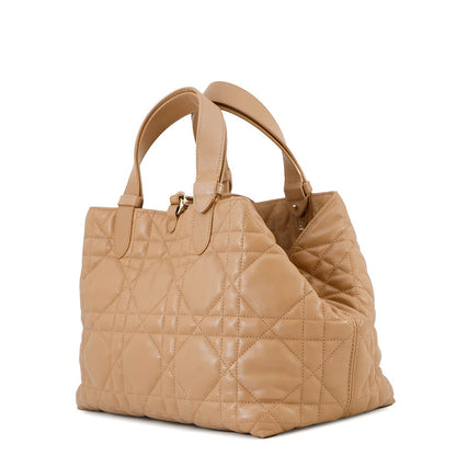Dior Toujules Macrocannage Handbag Tanm2821Oshj Calf Leather Size Medium Rovelle Bags