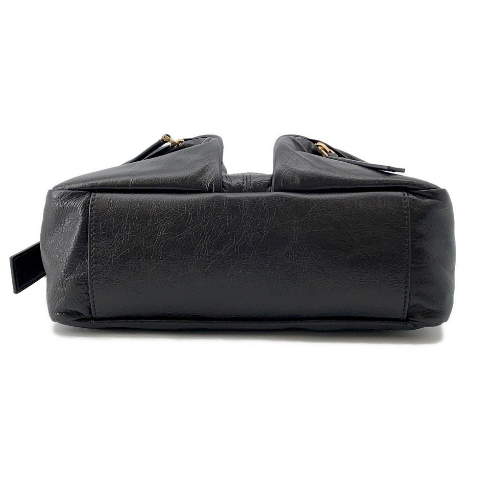 Dior Grand Tour Bowling Bag Blackm6000Unqd Crinkled Calf Leather Size Small Rovelle Bags