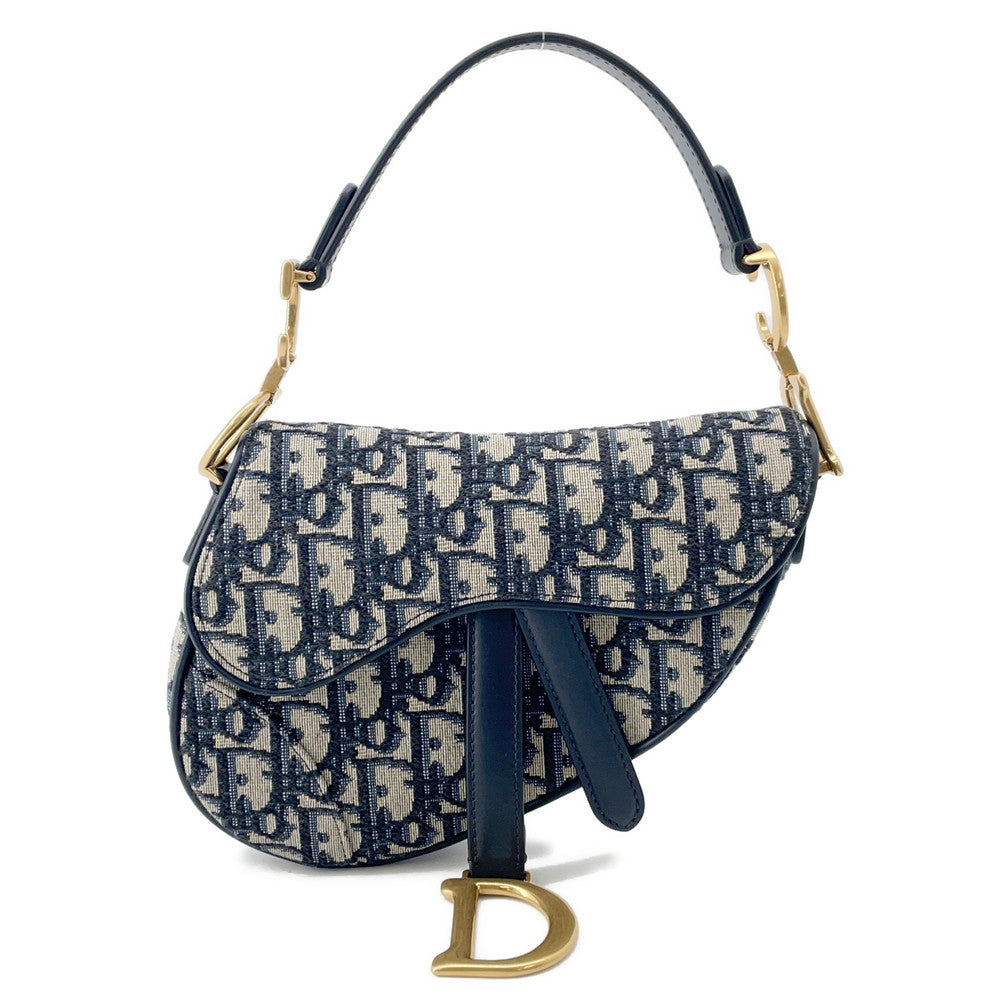 Dior Saddle Oblique One Shoulder Bag Navym0455Ctzq Canvas Leather Rovelle Bags