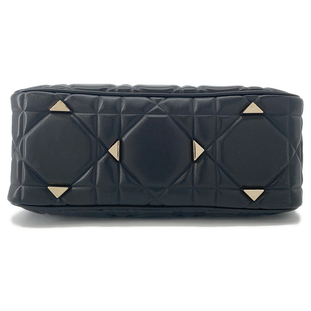 Dior Lady'S 95 22 2Way Handbag Blackm0699Ovjx Leather Size Medium Rovelle Bags
