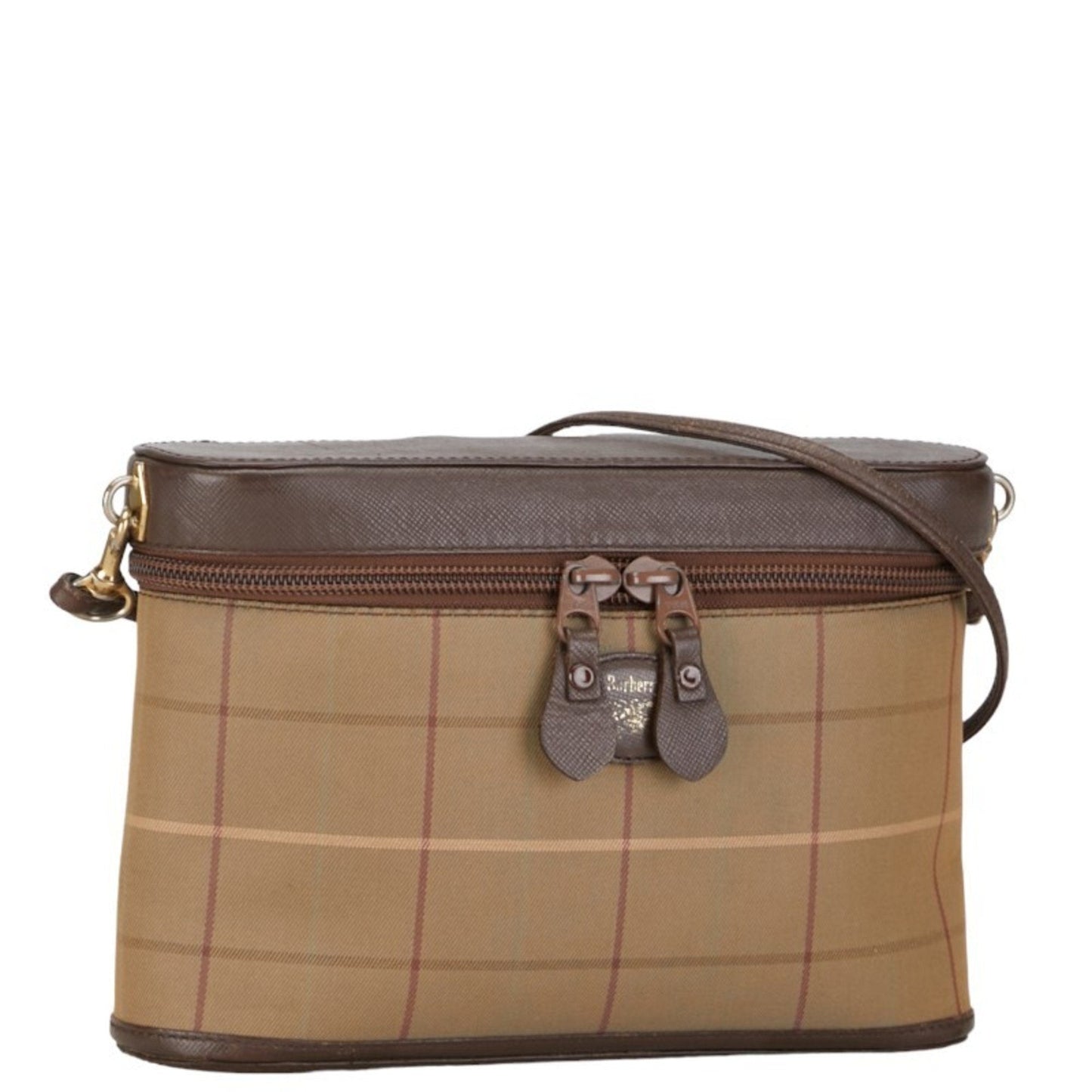 Burberry Nova Brand Canvas Brown Shoulder Bag Style 5