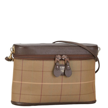 Burberry Nova Brand Canvas Brown Shoulder Bag Style 5