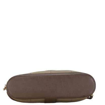 Burberry Nova Brand Canvas Brown Shoulder Bag Style 5