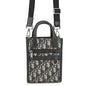Dior Oblique Leather Navy Tote Bag Leather Rovelle Bags
