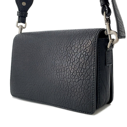 Dior Mosaique Logo Shoulder Bag Black Leather Rovelle Bags