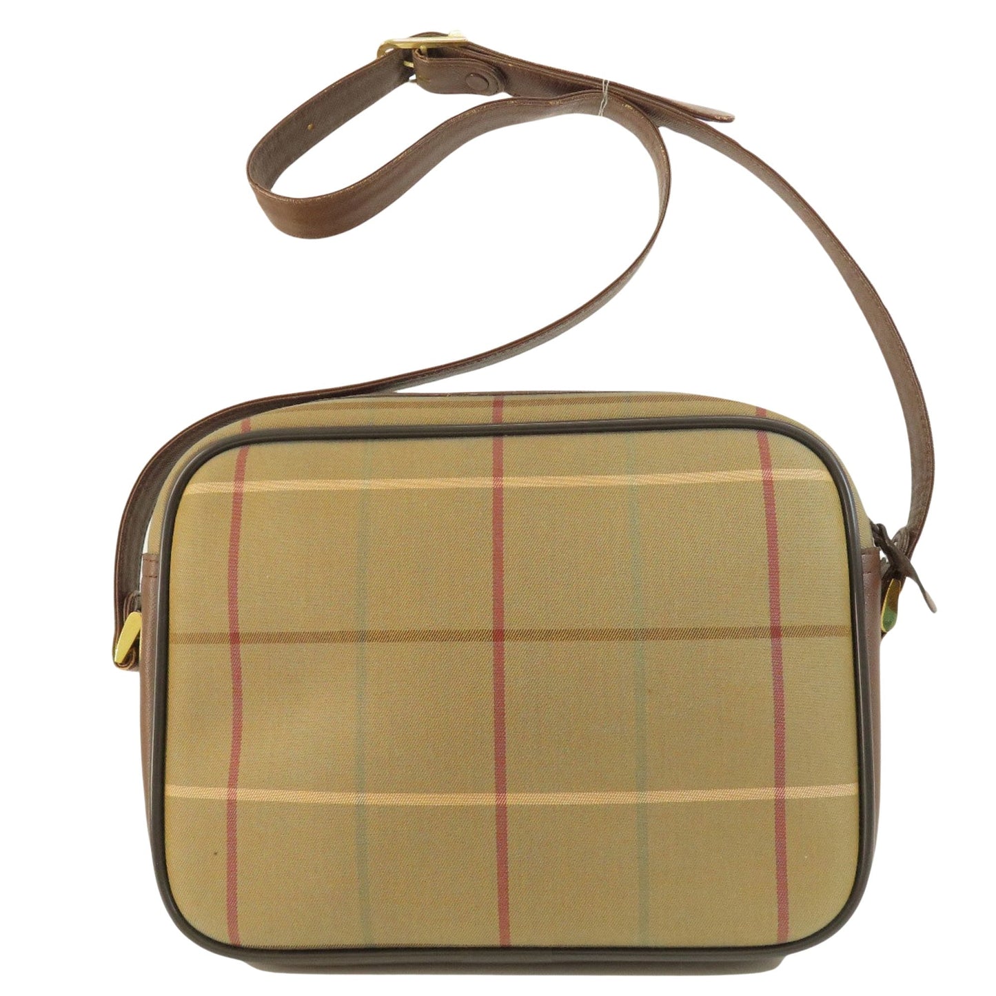 Burberry Nova Brand Canvas Brown Shoulder Bag Style 3