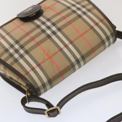 Burberry Nova Brand Canvas White Shoulder Bag Style 9