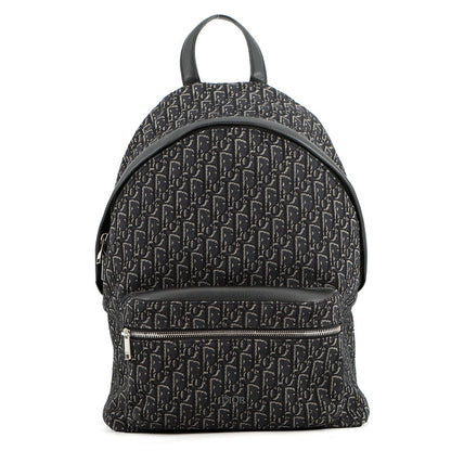 Dior Oblique Jacquard Rider Backpack Black1Voba088Yky Canvas Leather Rovelle Bags