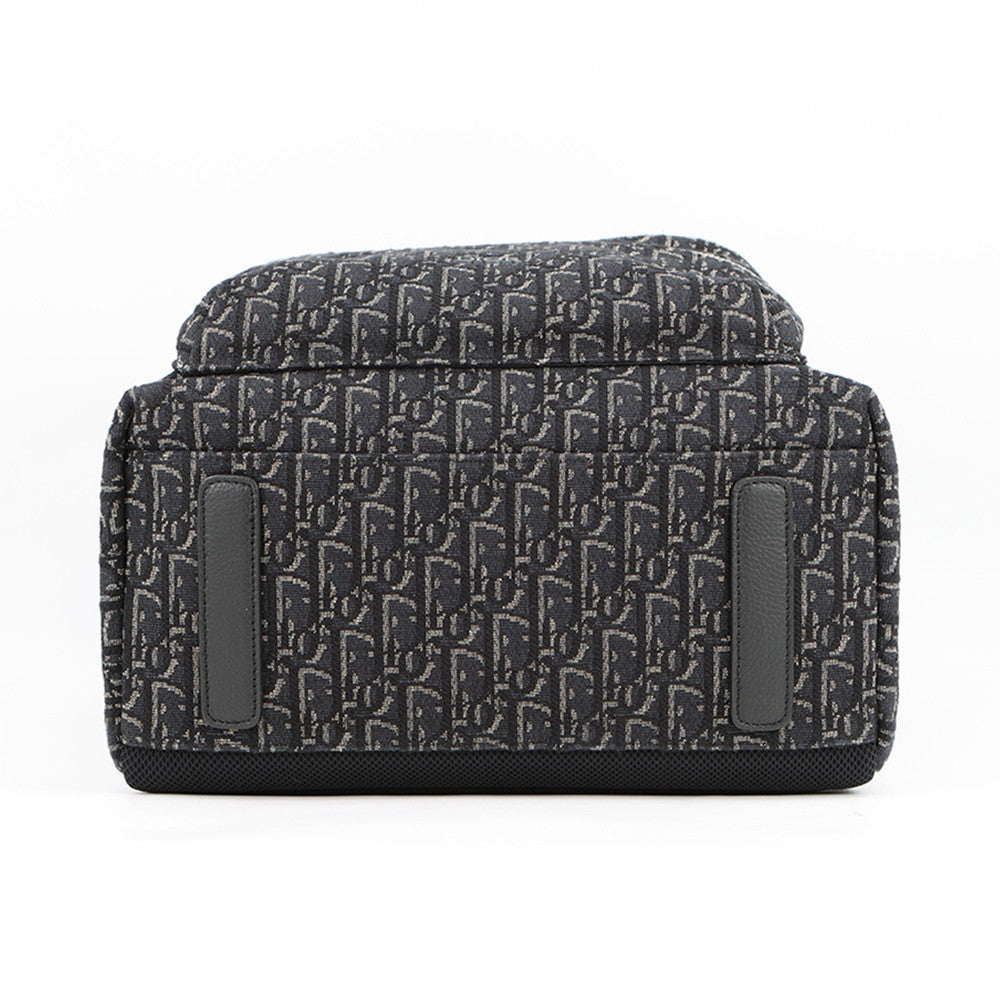 Dior Oblique Jacquard Rider Backpack Black1Voba088Yky Canvas Leather Rovelle Bags