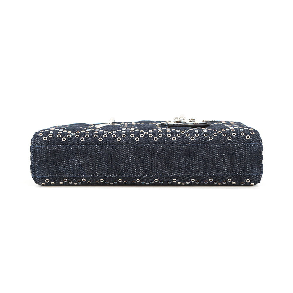 Dior Luxury Leather Handbag Navy Rovelle Bags