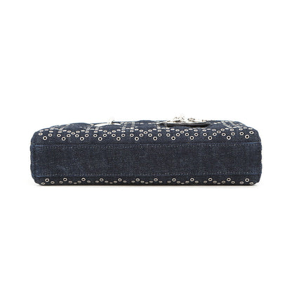 Dior Luxury Leather Handbag Navy Rovelle Bags