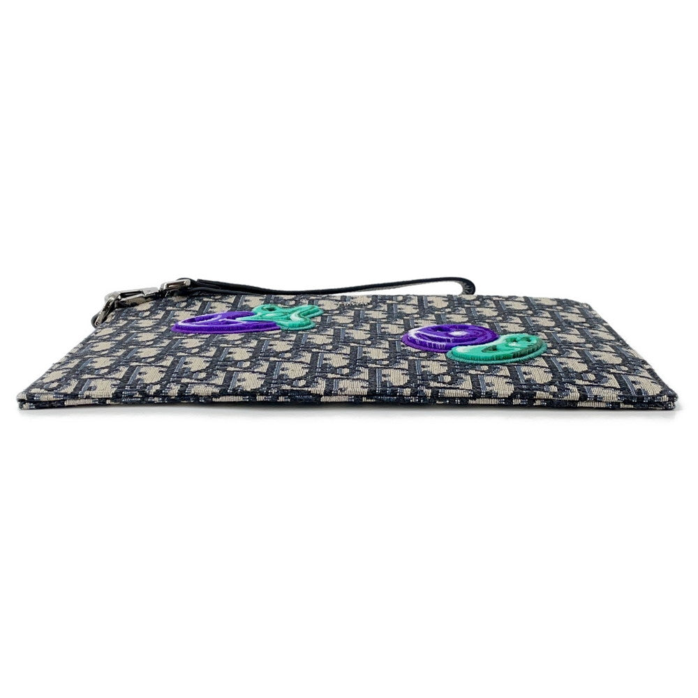 Dior Oblique Canvas Black Clutch Rovelle Bags